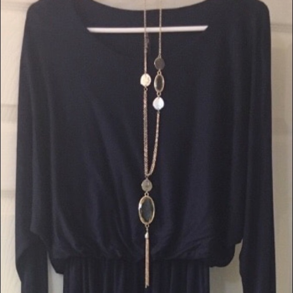 Navy Blue Maxi Dress